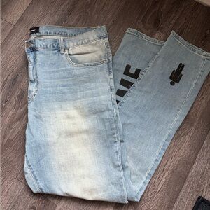 Home Femme Light Blue Denim Jeans